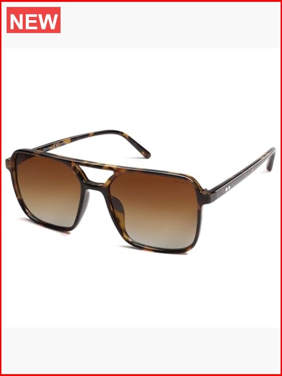 Vintage Aviator Square Sunglasses UV400 Protection Unisex Retro 70s main image 4